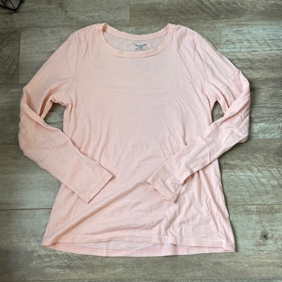 Peach long sleeve tee - Picture 1 of 2